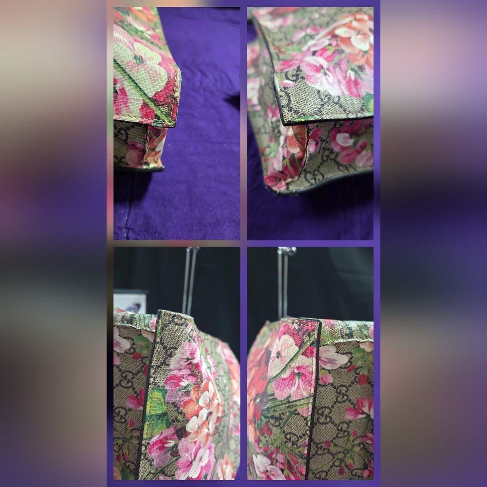 Gucci GG Blooms Floral Tote Bag - Picture 3 of 12